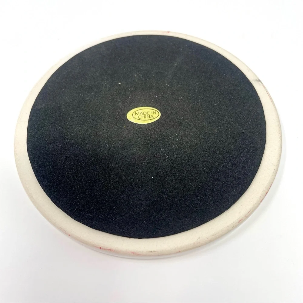 Pamela Gladding for Santa Barbara Ceramic Designs Porcelain Holly Coasters Set 4
